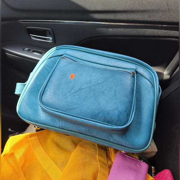 Vintage American Tourister Blue messenger bag - Picture 2 of 13